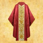 Embroidered chasuble "Verbum"