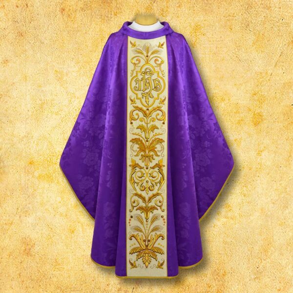 Embroidered chasuble "Verbum"