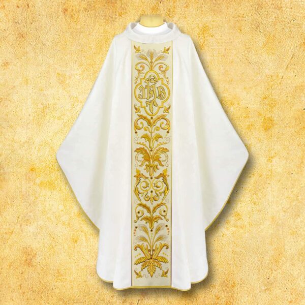 Embroidered chasuble "Verbum"