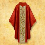 Embroidered chasuble "Christum"