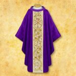 Embroidered chasuble "Christum"