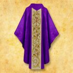 Embroidered chasuble "Christum"
