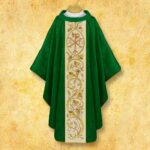 Embroidered chasuble "Christum"