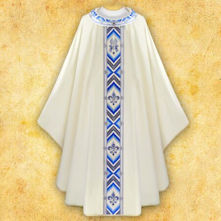 Embroidered chasuble "Moderno Mariano"
