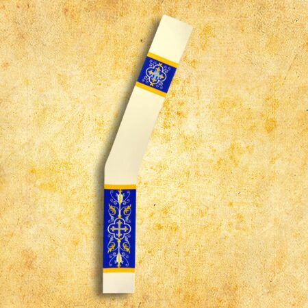 Embroidered deacon's stole "Loreto"