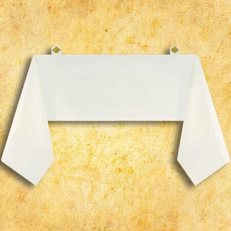 Plain liturgical shoulder veil