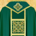 Embroidered chasuble "Brillante-Verde"