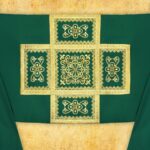 Embroidered chasuble "Brillante-Verde"