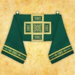 Embroidered chasuble "Brillante-Verde"