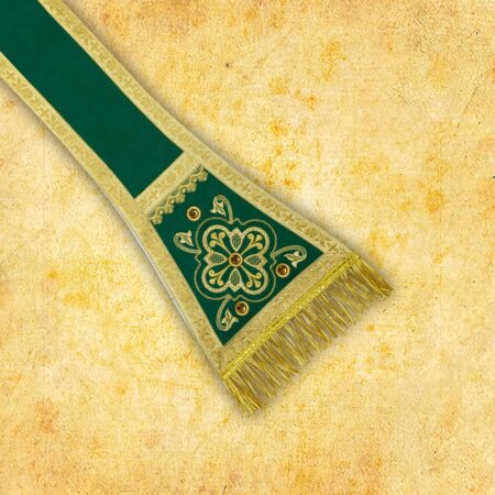 Embroidered chasuble "Brillante-Verde"