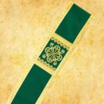 Embroidered chasuble "Brillante-Verde"