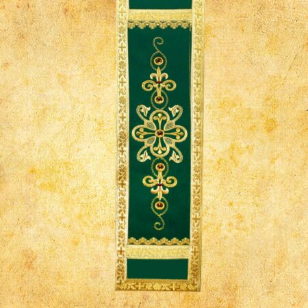 Embroidered chasuble "Brillante-Verde"