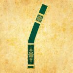 Embroidered chasuble "Brillante-Verde"
