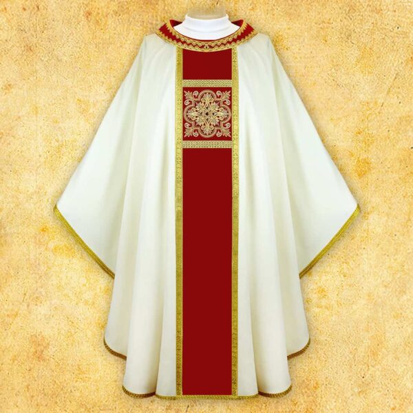 Embroidered dalmatic "Brillante-Vino"