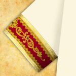 Embroidered dalmatic "Brillante-Vino"