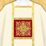 Embroidered dalmatic "Brillante-Vino"