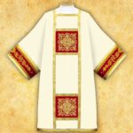 Embroidered dalmatic "Brillante-Vino"