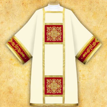 Embroidered dalmatic "Brillante-Vino"