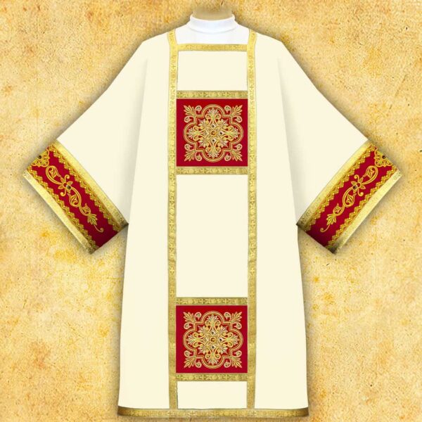 Embroidered dalmatic "Brillante-Vino"