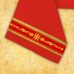 Embroidered dalmatic "Brillante-Rosso"