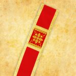 Embroidered dalmatic "Brillante-Rosso"