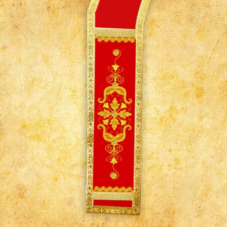Embroidered dalmatic "Brillante-Rosso"