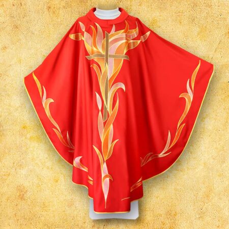 Embroidered chasuble "Mistico"