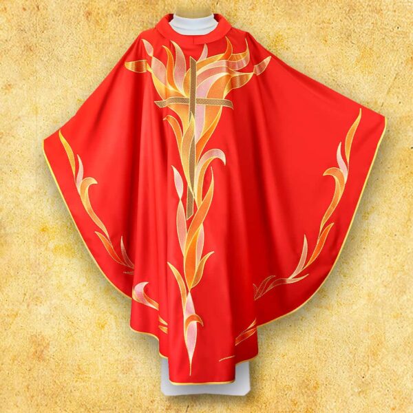 Embroidered chasuble "Mistico"