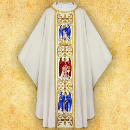 Embroidered chasuble "ArcAngeli"