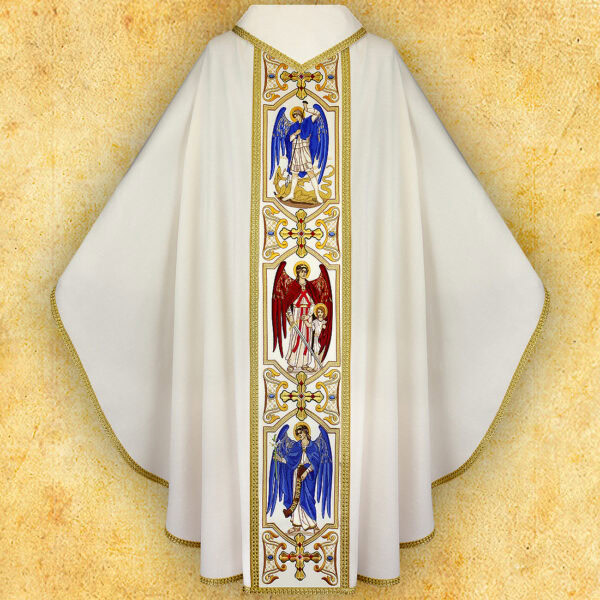 Embroidered chasuble "ArcAngeli"