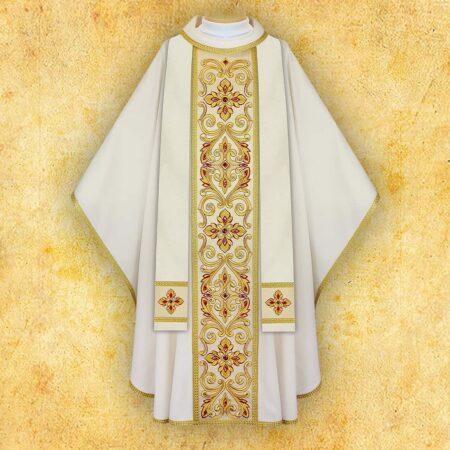 Embroidered chasuble "Domenica"