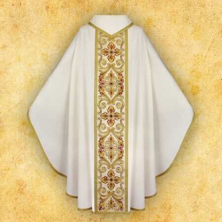 Embroidered chasuble "Domenica"