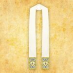 Embroidered chasuble "Azzuro"