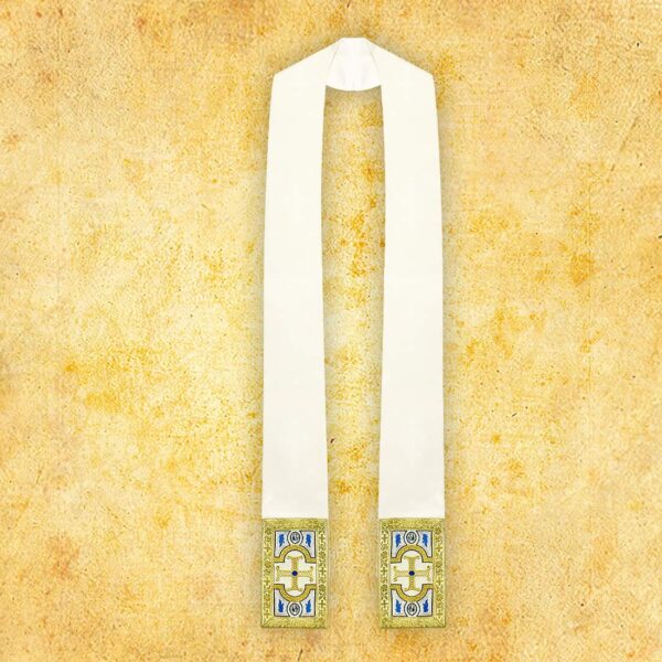 Embroidered chasuble "Azzuro"