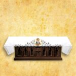 Openwork altar tablecloth - laser cut with thermal sublimation printing