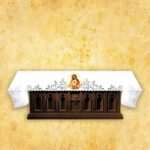 Openwork altar tablecloth - laser cut with thermal sublimation printing