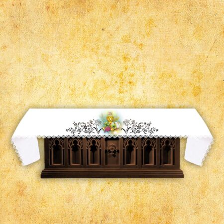 Openwork altar tablecloth - laser cut with thermal sublimation printing
