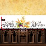 Openwork altar tablecloth - laser cut with thermal sublimation printing
