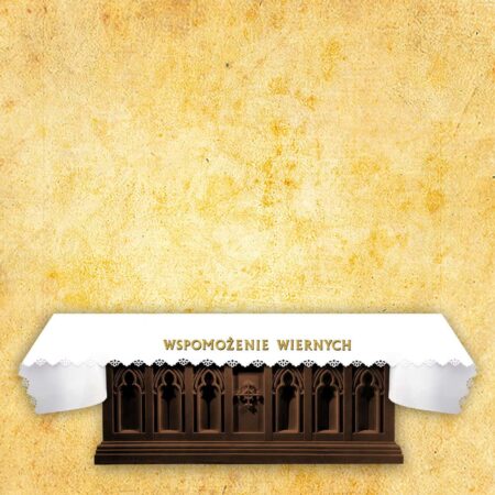 Laser-cut photo tablecloth "Help of Christians"