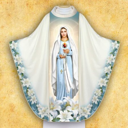Marian photo chasuble
