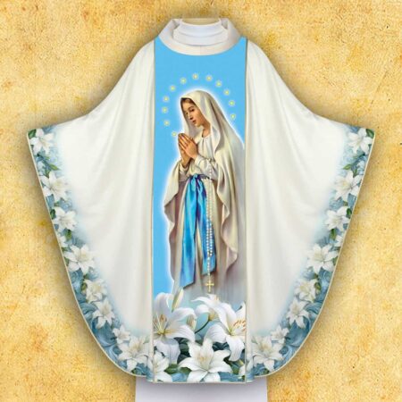 Marian photo chasuble