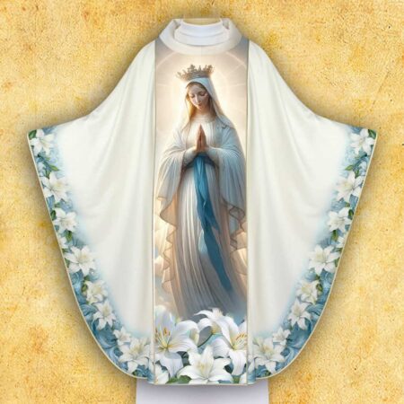 Marian photo chasuble