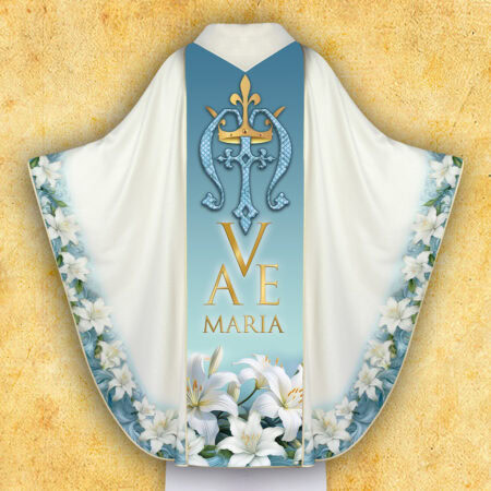 Marian photo chasuble
