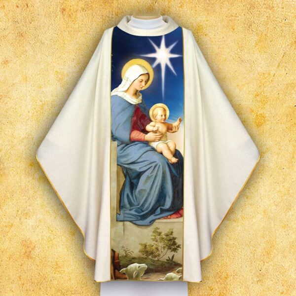 Photo chasuble for Christmas