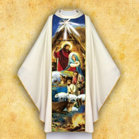 Photo chasuble for Christmas
