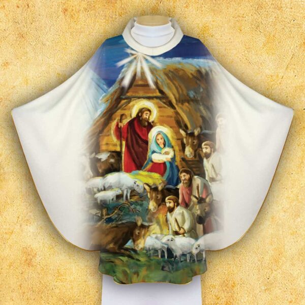 Photo chasuble for Christmas