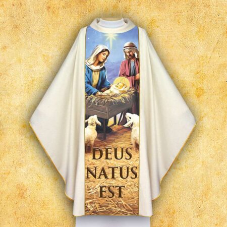 Photo chasuble for Christmas