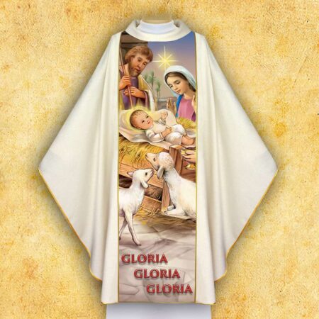 Photo chasuble for Christmas