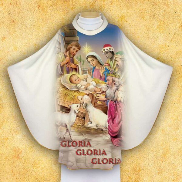 Photo chasuble for Christmas