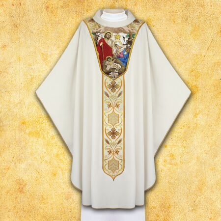 Embroidered Chasuble for Christmas